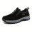 Fashionable Lightweight Comfortable Durable Outdoor Casual Sports Shoes | Low-top Faux with Fabric Inner, Rubber Sole, Slip-on Closure, Suitable for All Seasons and Daily Wear