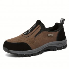 Fashionable Lightweight Comfortable Durable Outdoor Casual Sports Shoes | Low-top Faux with Fabric Inner, Rubber Sole, Slip-on Closure, Suitable for All Seasons and Daily Wear