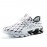 Men's Ultra-Lightweight Large-Size Blade-Style Sneakers - -Season Low-Top Running Shoes with Anti-Slip Sole, Upper & Breathable Fabric - -Terrain Traction for Gym,, Casual Wear ( & Tall)