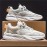 Men's Low-Top High-Top Sneakers - White/Black/Beige/Grey/Green - Lace-Up Breathable Fabric Upper & PVC Sole - PU Cushioned - Versatile Casual, thletic & Formal Shoes - Minimalist Durable Footwear for Casual ttire, Shoes For Men, Trainers, Mens White Trainers, Comfortable Shoes For Men, White Sneakers For Men, Trainers For Men, Mens White Shoes For Men, White Trainers Men, Casual Shoes For Men, Shows For Men, Breathable Shoes For Men, Mens Fashion Shoes, Stylish Shoes For Men,