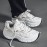 Trendy Ins Thick-Soled Niche Shoes | Casual Men'S Shoes Size 39, Upper, PVC Sole, Fabric Insole, Slip-On Closure, All-Season