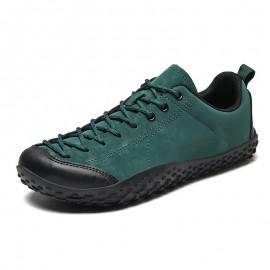 Men'S & Women'S Large Size 48 (EU 12) Heavy-Duty Outdoor Sneakers - Low-Top Lace-Up Round Toe, Arch Support & Cushioned Insole, All-Terrain Traction Rubber Sole, /Green Camo - Unisex Casual & Formal Shoes for Hiking, Casual Attire, Large Feet