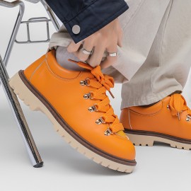 Men'S Casual Sports Shoes | Lace Up Low Top Lightweight Breathable Versatile Sneakers for, Upper and Sole, PVC Inner, Round Toe