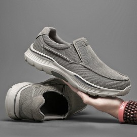 Men'S Canvas Shoes Thick Sole Slip-On Lazy Shoes | Comfortable and Stylish, Ideal for Everyday Wear