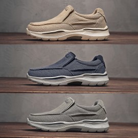 Men'S Canvas Shoes Thick Sole Slip-On Lazy Shoes | Comfortable and Stylish, Ideal for Everyday Wear