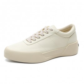 Local Warehouse Men's Shoes Thick Platform Sneakers Fashion Toe Casual Walking Shoes Low Top Breathable