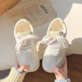 Women's Flat Shoes New Arrival Low-Profile Sole Versatile Style Comfort Wear, Women Shoes, Sneakers