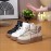 Women'S Winter High-Top Thickened Insulated Snow Boots - Lightweight Lace-Up Ankle & Calf Support, Upper with Rubber Sole, Warm Round Toe & Arch Support, Beige/White Color Options for Casual & Semi-Formal Outfits - Cold Weather Traction & All-Day Comfort, Seasonal Footwear, Durable Construction, Warmweather Shoes, Snow Boots For Women, Women Snow Boots, Winter Boots For Women, Winter Shoes For Women, Womens Boots, Womens Winter Boots, Womens Winter Shoes