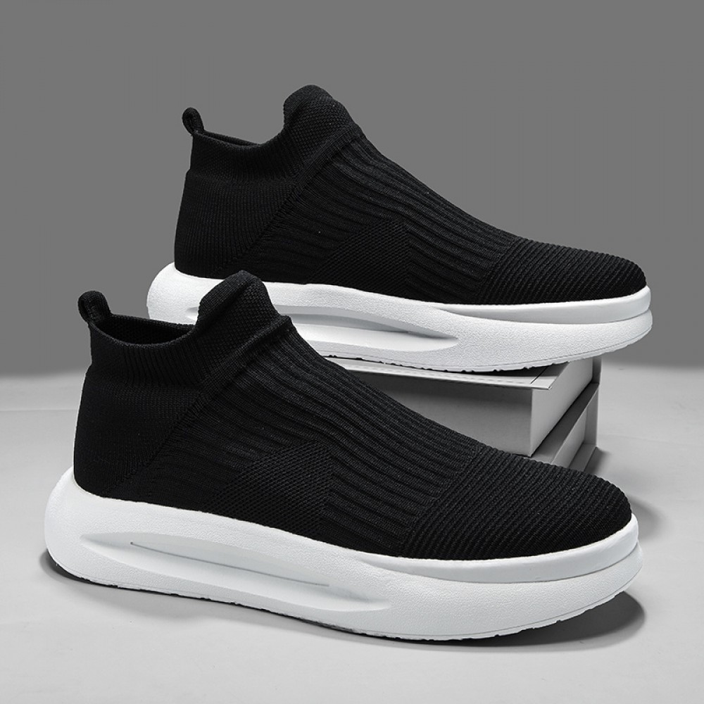 New Summer Versatile Fashionable Men'S Shoes | Niche and Unique, Upper, Rubber Sole, Fabric Insole, Slip-On Closure, Round Toe, Low Top Design