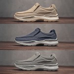Men'S Canvas Shoes Thick Sole Slip-On Lazy Shoes | Comfortable and Stylish, Ideal for Everyday Wear