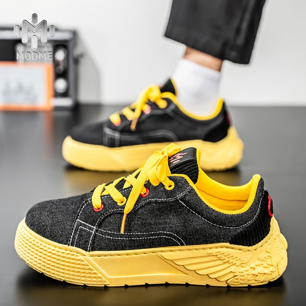 Women'S Casual Sneakers | Stylish Multi Color Board Shoes, Comfortable Daily Wear, Fashion Lace Up, Lightweight Breathable, Non Slip Sole, Versatile Retro Design, All Match Outfit, Chic Walking Shoes, Classic Ladies Sneakers, Trendy Contrast Detail